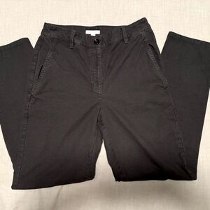 Eileen Fisher Garment-dyed Utility Pant - tapered ankle